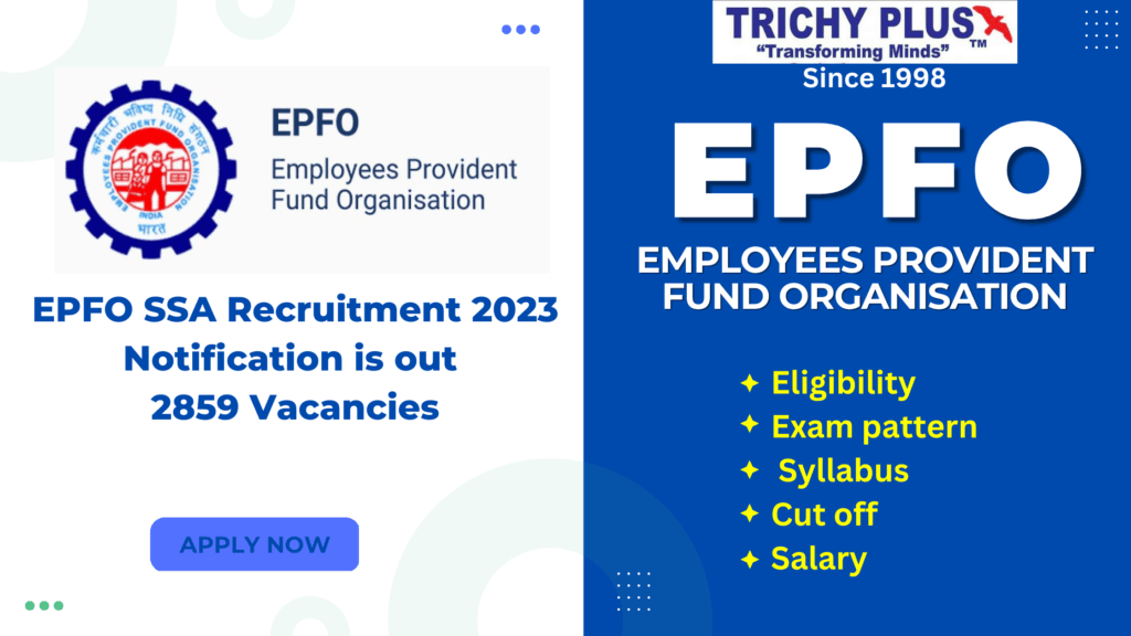 EPFO SSA Recruitment 2023
