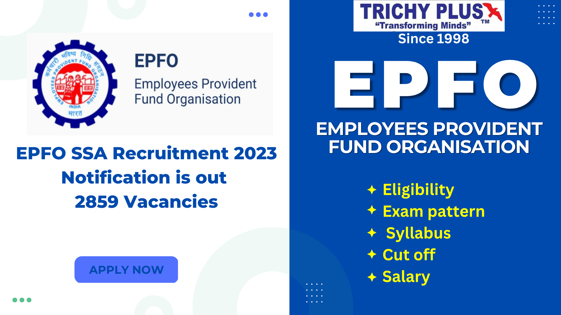 EPFO SSA Recruitment 2023