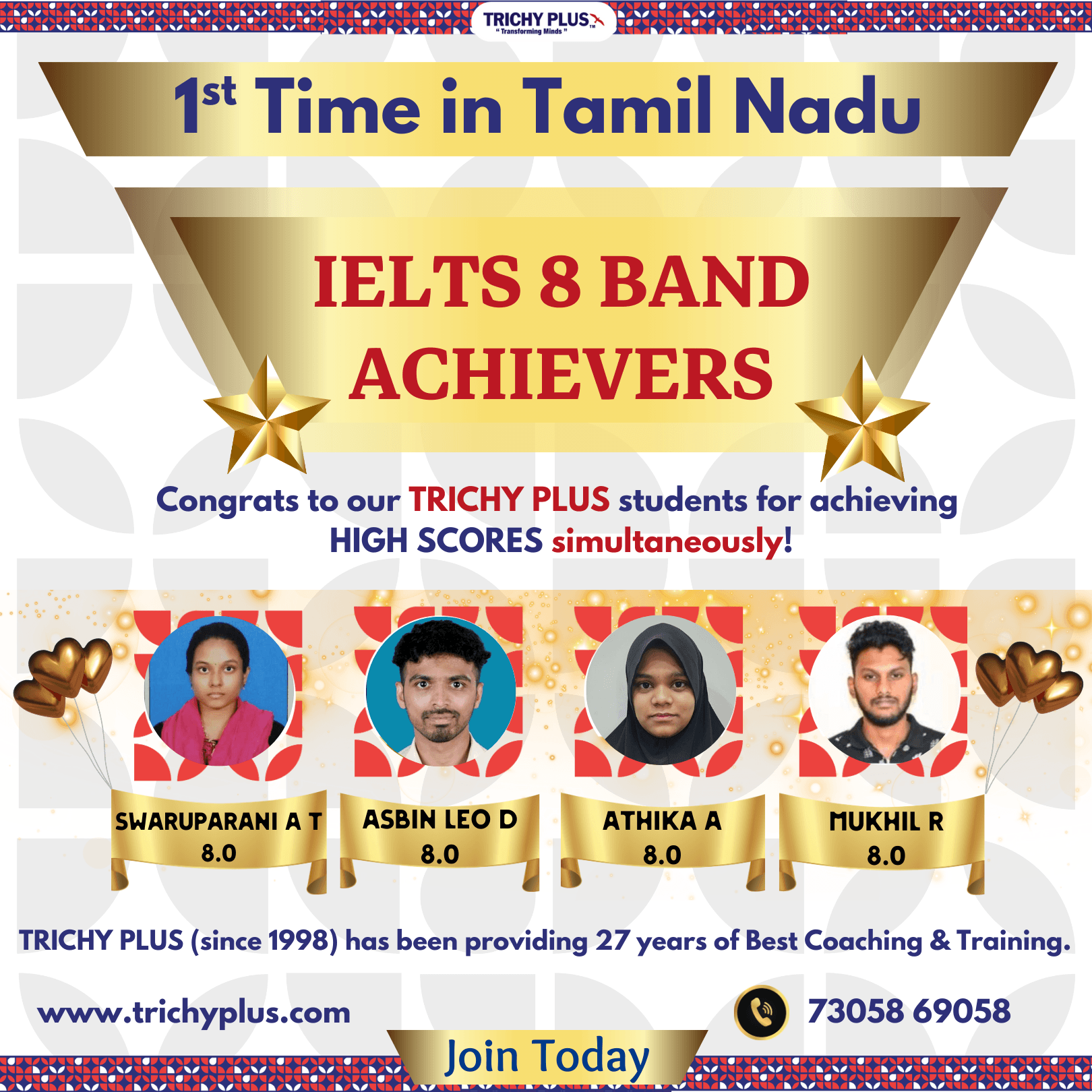 IELTS 8 Band Achievers